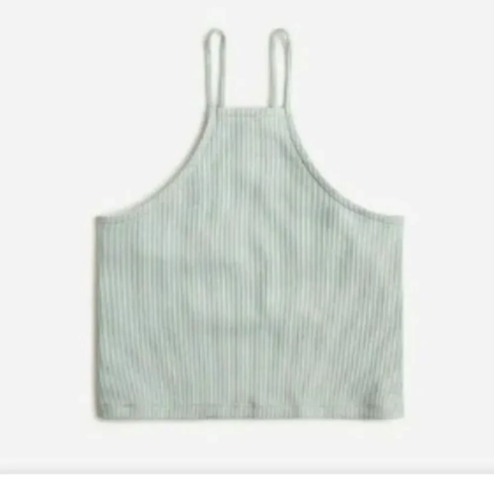 J. Crew Vintage Rib Crop Halter Tank